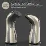 Steamer for Clothes [Luxury Edition] Powerful Dry Steam. Multi-Task: Fabric Wrinkle Remover- Clean- Refresh. Handheld Clothing Accessory. for All Kind of Garments. Home/Travel [MS208 Gold]