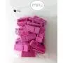 Plastic Slim-line Finger Clip Clothes Hanger Clips (60pcs, Pink)