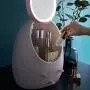 Makeup Organizer, Modern Jewelry and Cosmetic Storage Display Boxes with LED Lighted Makeup Mirror and 3 Drawers Great for Bathroom and Dresser Makeup Organizer, Modern Jewelry and Cosmetic Storage Display Boxes with LED Lighted Makeup Mirror and 3 Drawers Great for Bathroom and Dresser
