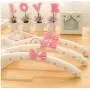 10pcs Random Color Pink Purple Fabric Padded Clothes Hanger for Shirt Dress, Lovely Princess Flower Bow-tie Wedding Dress Hanger Rack 10pcs Random Color Pink Purple Fabric Padded Clothes Hanger for Shirt Dress, Lovely Princess Flower Bow-tie Wedding Dress Hanger Rack