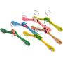 Booba Baby Kids and Baby Wooden Colorful Animal Shaped Clothes Hangers. 6 Pcs Set