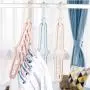 Dsxnklnd 5Pcs 360 Rotation Multifunction Space Saving 9-Hole Magic Clothes Hanger Closet Hanger with Hook Dsxnklnd 5Pcs 360 Rotation Multifunction Space Saving 9-Hole Magic Clothes Hanger Closet Hanger with Hook