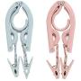 KIPB 2PCS Clothes Hangers Non-Slip Foldable Easy to Use Lightweight Portable Drying Hangers Drying Racks for Business Trip