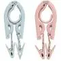 KIPB 2PCS Clothes Hangers Non-Slip Foldable Easy to Use Lightweight Portable Drying Hangers Drying Racks for Business Trip KIPB 2PCS Clothes Hangers Non-Slip Foldable Easy to Use Lightweight Portable Drying Hangers Drying Racks for Business Trip