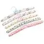 New 1set / 5pcs Clothes Hanger Colorful Blossom Sponge Padded Clothes Hanger Rack for Clothes Clothes Rack Wardrobe