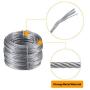 ECKJ Picture Hanging Kit 15 Pcs D Ring Picture Hangers 2 Hole 15 Pcs D Ring Picture Hangers 1 Hole 45 Pieces Screws with 100 Feet Picture Hanging Wire Supports up to 30 lbs