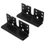 Headboard/Footboard Bed Rail Hanger Bracket for 2&quot Double Hook Plate 3-3/4&quot