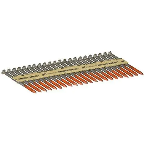 Simpson Strong Tie N16HDGPT500 30-33-Degree Collated Structural-Connector Joist Hanger Teko, Nail 2-1/2-Inch 500 Per Box