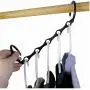 10PC Random Color 5 Holes Multi-Door Holder Circle Clothes Hanger Decoration Clothes Holders Multifunction Paste Plastic Scarf Clothes Hanger