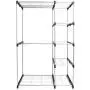Portable Closet Organizer Storage Rail Rack Clothes Hanger Garment Shelf Home Portable Closet Organizer Storage Rail Rack Clothes Hanger Garment Shelf Home
