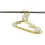 KOOBAY 30Pack 12.6 inch Gold Metal Hangers Non Slip Suit Coated Wire Aluminum Children Storage Baby Hangers
