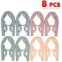 Travel Hangers,8 PCS Folding Hanger Travel Accessories,Travel Hangers Foldable,Portable Foldable Clothes Drying Rack for Travel Outdoor