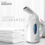 iSteam Steamer for Clothes [Home Steam Cleaner] Powerful Travel Steamer 7-in-1. Handheld Garment Steamer, Wrinkle Remover. Portable Fabric Steam Iron. Clothing Accessory for USA 110-120v [H106]