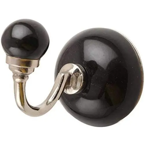 Indianshelf Handmade 1 Artistic Vintage Black Ceramic Solid Clothes Hooks Holders/Heavy Duty Hooks for Hanging Coats Indianshelf Handmade 1 Artistic Vintage Black Ceramic Solid Clothes Hooks Holders/Heavy Duty Hooks for Hanging Coats