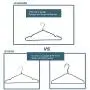 JS HANGER Metal Hanger 16" Coat Hangers 5G Extra Thick Wire with Anti-Slip Rubber Coating for Heavy Duty (20 Pack)