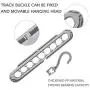 Mchuxin Magic Hanger -Family Essentials Clothes Hangers, Space Saving Multi-Functional Non-Slip Clothes Organizer, 360°Degree Swivel Cascading Hanger (Gray) Mchuxin Magic Hanger -Family Essentials Clothes Hangers, Space Saving Multi-Functional Non-Slip Clothes Organizer, 360°Degree Swivel Cascading Hanger (Gray)