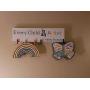 Every Child is an Artist Sign, Pablo Picasso Quote Kids Artwork Display Hanger, Children Room Art Hanging Holder Wood Sign, Kids Decor Gift