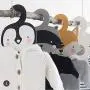 BeesClover Cute Cartoon Wooden Hanger Hanging Rack for Kids Clothes Child Room Decoration Penguin 2625cm
