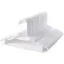 TMALLPLUS 50 Pack Childrens Size White Plastic Hangers Nonslip and Durable baby and kids Clothes Hangers-White