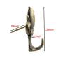 Flower Shape Push Pin Hangers Wall Hooks (12 - Pack, Antique Brass) Flower Shape Push Pin Hangers Wall Hooks (12 - Pack, Antique Brass)