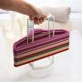 glasstore 1Pc Standing Clothes Hanger Holder Stacker Plastic Hanger Storage Rack Hanger Caddy Laundry Room Closet Organizer (White)