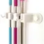 Cavoli Strong Sucker Mop Holder Wall Mounted Mop and Broom Hanger - Kitchen&Garden&Garage Suction Cup Organizer with 3 Positions 2 Hooks,White