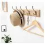LAXF-Wall Coat Racks with Hooks/Hangers Coat Rack Bamboo Clothes Hook Dorm Room Bedroom on The Wall Wall-Mounted Hook Hanger Multifunction Straight Edge Bamboo Color (Size : 74cm) LAXF-Wall Coat Racks with Hooks/Hangers Coat Rack Bamboo Clothes Hook Dorm Room Bedroom on The Wall Wall-Mounted Hook Hanger Multifunction Straight Edge Bamboo Color (Size : 74cm)
