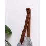 Large Leather Wall Hook, minimal wall hanging strap towel hook rack wall leather loop strap for scarf hook storage hanger towel holder coat hooks decorative