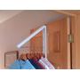 InstaHanger Closet Organizer, The Original Folding Drying Rack, Wall Mount, Includes "Over Door Bracket" For 1 3/8" Thick Doors Only InstaHanger Closet Organizer, The Original Folding Drying Rack, Wall Mount, Includes "Over Door Bracket" For 1 3/8" Thick Doors Only