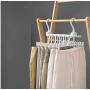 2PC 3D Space Saving Hanger Magic Clothes Hanger Holders with Hook Closet Organizer Rack Organizer Home Hanger Foldable Clothes Clip Decoration 2PC 3D Space Saving Hanger Magic Clothes Hanger Holders with Hook Closet Organizer Rack Organizer Home Hanger Foldable Clothes Clip Decoration