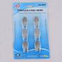 BXzhiri Adhesive Hooks Heavy Duty Wall Hooks Hangers Stainless Steel Waterproof Stick on Hooks for Hanging Robe, Coat