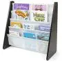 Tot Tutors Kids Book Rack Storage Bookshelf, Espresso/White (Espresso Collection) Tot Tutors Kids Book Rack Storage Bookshelf, Espresso/White (Espresso Collection)