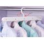 HJYPYJ Magic Clothes Hangers, 9 in 1 Stainless Steel + ABS Rotating Hanger, Space Saving Hanger Organiser, Suitable for Cloakroom and Wardrobe/White / 3 Pcs