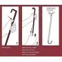Haute Decor Adjustable Length Wreath Hanger, 20 lb Haute Decor Adjustable Length Wreath Hanger, 20 lb