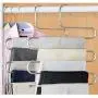 meosu Quality Suit Hangers Shirt 5 Layers S Shape Multifunctional Clothes Hangers Pants Storage Hangers Cloth Rack Multilayer Storage Cloth Hanger