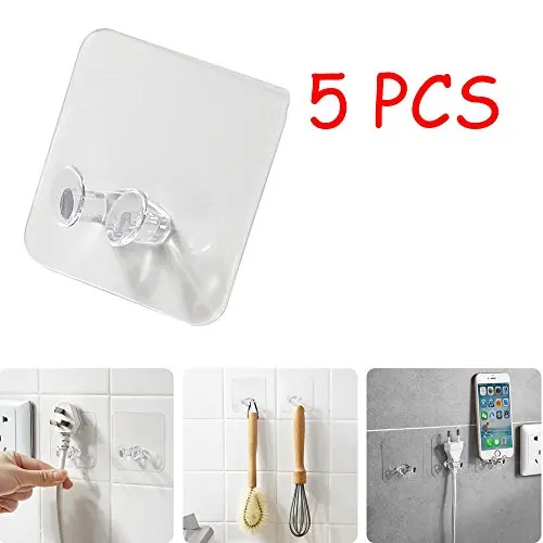 FIN86 Home Kitchen Storage Utensil, 10/5 pcs Wall Storage Hook Power Plug Socket Holder Wall Adhesive Hanger Home Office (B) FIN86 Home Kitchen Storage Utensil, 10/5 pcs Wall Storage Hook Power Plug Socket Holder Wall Adhesive Hanger Home Office (B)