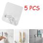 FIN86 Home Kitchen Storage Utensil, 10/5 pcs Wall Storage Hook Power Plug Socket Holder Wall Adhesive Hanger Home Office (B)
