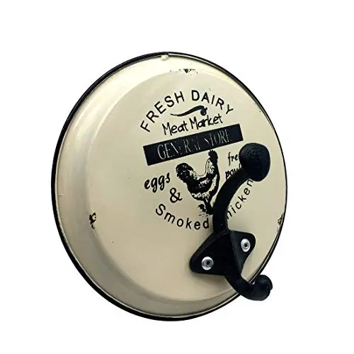 Rustic Hooks Retro Cloth Hanger Creative Retro Upscale Rustic Style Wall Hooks Heavy Duty Cup Metal Hooks Decorative Gift (B_Chicken)