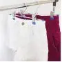 20 Pcs Stainless Steel Trouser Hanger Rack Coat Pants Skirt Hangers Clothes Stand Holder with 2 Adjustable Non-Slip Clips 28cm 20 Pcs Stainless Steel Trouser Hanger Rack Coat Pants Skirt Hangers Clothes Stand Holder with 2 Adjustable Non-Slip Clips 28cm
