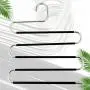 PENGKE 3 Pack Pants Hangers S Shape Stainless Steel Clothes Hangers Space Saving Hangers for Clothes PENGKE 3 Pack Pants Hangers S Shape Stainless Steel Clothes Hangers Space Saving Hangers for Clothes