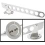 Folding Wall Mount Clothes Hanger Rack Wall Clothes Hanger Stainless Steel Clothes Hooks with Swing Arm Holder Closet Organizers and Storage?Wardrobe Organizer Wall Mounted Clothes Bar