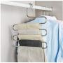 5PC 5 Layers S Shape Multifunctional Clothes Hangers Decoration Pants Storage Hangers Cloth Rack Multilayer Storage Cloth Hanger