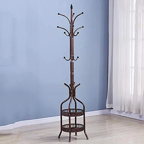 Coat Rack Falling Subway Art Hangers Bedroom Living Room Hangers Household Clothes Hangers (Color : Brown2) Coat Rack Falling Subway Art Hangers Bedroom Living Room Hangers Household Clothes Hangers (Color : Brown2)