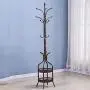 Coat Rack Falling Subway Art Hangers Bedroom Living Room Hangers Household Clothes Hangers (Color : Brown2) Coat Rack Falling Subway Art Hangers Bedroom Living Room Hangers Household Clothes Hangers (Color : Brown2)