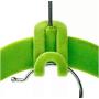 20pcs Mini Flocking Hooks for Clothes Hanger Closet Organizer Travel Clothes Hanging Organizer Coat Hooks Space Saving Random Color