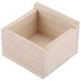 Rice Storage Bin, Paulownia Wood Shuttered Cereals Storage Container Great for Cereals Rice Kitchen Storage Boxes with Cover 10Kg(#01)