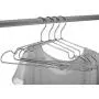 KOOBAY 30Pack 16.5" Silver Aluminum Laundry Wire Clothes Shirt Coat Suit Hangers with PVC-Coated and Notches