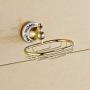 YJDT Brass Robe Hook Wall Mounted Coat Clothes Hanger Gold Finish
