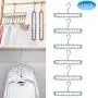 BKONF Space Saving Hangers, Clothes Grouper, Multifunctional Closet Organizer, Pack of 6 BKONF Space Saving Hangers, Clothes Grouper, Multifunctional Closet Organizer, Pack of 6