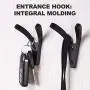 Tulple 6 Pack Matte Black Coat Hooks Heavy Duty, Bathroom Towel Hooks, Metal Wall Hooks,for Hanging Clothes, Hats, Bags, Towels, Scarves, Keys Tulple 6 Pack Matte Black Coat Hooks Heavy Duty, Bathroom Towel Hooks, Metal Wall Hooks,for Hanging Clothes, Hats, Bags, Towels, Scarves, Keys
